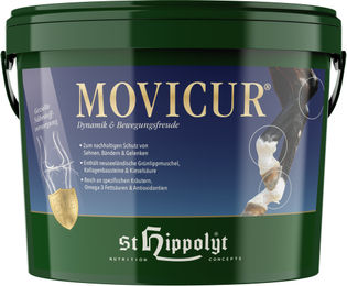 Produktbild von St. Hippolyt Movicur Pellets Ergänzungsfutter für Gelenke und Knochen für Senior Pferde Sport und Leistung