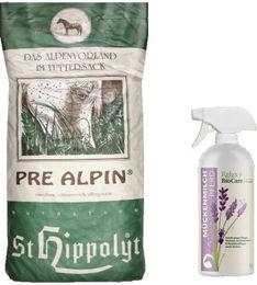 Produktbild von St. Hippolyt PreAlpin Wiesencobs Heucobs für Pferde ohne tierisches Protein 25 kg