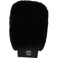 Produktbild von St. Hippolyt Putzzeug Hippotonic Extra weiche Fäustlinge aus Plüsch Schwarz
