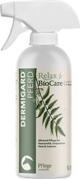 St.Hippolyt Relax BioCare Dermigard Bio Fellspray für Pferde mit Lebermoos und Niem 500 ml - 500 ml – Bild 1 von 5