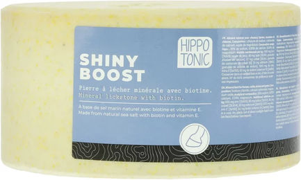 Produktbild von St. Hippolyt Salzstein Hippotonic Shiny Boost Mineralstein für Pferde zur Unterstützung von Haut, Fell und Hufen