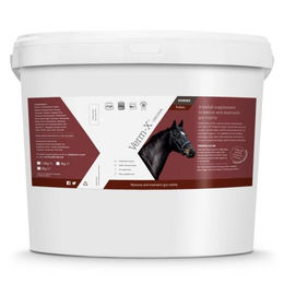 Produktbild von St. Hippolyt Verm-X Pellets zur Unterstützung der Verdauung und Magen-Darm-Gesundheit für Pferde und Ponys aller Altersstufen