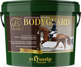 Produktbild von St. Hippolyt WES Bodyguard Pellet Mineralfutter und Nahrungsergänzung für Sport und Leistung sowie Muskelaufbau