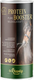 Produktbild von St. Hippolyt WES for Horses Protein Booster und Relax Biocare Mückenmilch Nahrungsergänzung für Pferde mit Öl zur Unterstützung von Muskelaufbau sowie Haut und Fell 1000g