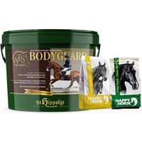 Produktbild von St. Hippolyt WES for Horses Sensitive Bodyguard Ergänzungsfutter für Pferde zur Unterstützung von Muskelaufbau und Stoffwechsel 10 kg