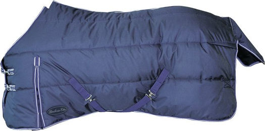Stalldecke für Pferde Umbria Equitazione Helsinki Fleece Blau Marine 140 cm - 400 g – Bild 1 von 1