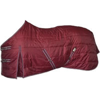 Produktbild von Stalldecke für Pferde Hispano Hipica Parana aus Baumwolle Rot 145/195 cm
