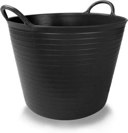 Stalleimer aus Kunststoff Umbria Equitazione Schwarz – Bild 1 von 2