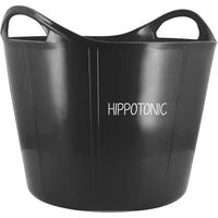 Produktbild von Stalleimer Hippotonic Flexi Bac Schwarz aus Kunststoff