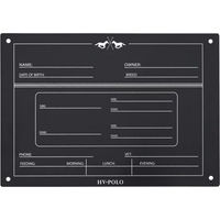 Produktbild von Stallinformationstafel HV Polo English