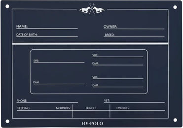 Stallinformationstafel HV Polo English – Bild 1 von 1