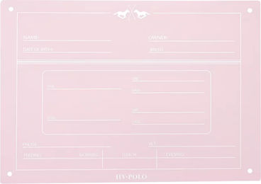 Stallinformationstafel HV Polo English – Bild 1 von 1