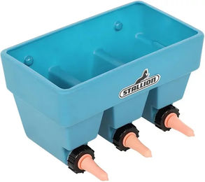 Stallion MM3 Unterteilte Rindertränke mit 3 Plätzen aus 100 % recycelbarem Material – Bild 1 von 1