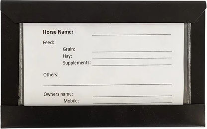 Produktbild von Stalltafel Premiere Schwarz Weiß