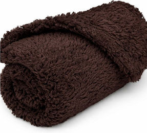 STAR Hundedecke und Katzendecke aus Fleece in Braun für kleine und mittlere Tiere – Bild 1 von 3