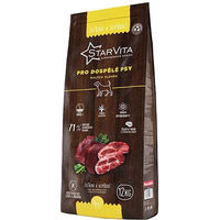 Produktbild von STAR Trockenfutter für ausgewachsene Hunde kleiner Rassen mit pflanzlichen Proteinen GVO-frei 12kg