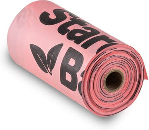 STARCH BAG Kompostierbare Kotbeutel Rosa 1 Rolle – Bild 1 von 1