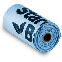 Produktbild von StarchBag Kompostierbare Bio-Kotbeutel Blau 15 Stück