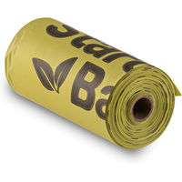 Produktbild von StarchBag Kompostierbare Bio-Kotbeutel OK Compost HOME Grün 15 Stück