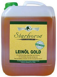 Starhorse Bio Leinöl Gold Ergänzungsfutter für Pferde 5000 ml - 5000 ml – Bild 1 von 2