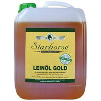 Produktbild von Starhorse Bio Leinöl Gold Ergänzungsfutter für Pferde 5000 ml - 5000 ml