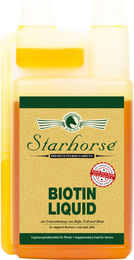 Produktbild von Starhorse Biotin Liquid Ergänzungsfutter für Haut Fell und Hufe 1 l