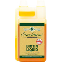 Produktbild von Starhorse Biotin Liquid Ergänzungsfutter für Haut Fell und Hufe 1 l
