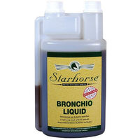 Produktbild von Starhorse Bronchio Liquid Ergänzungsfutter für Pferde mit Kräuterextrakten 1 Liter - 1 l