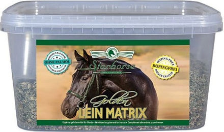 Produktbild von Starhorse Golden Lein Matrix Einzelfuttermittel zur Verdauung und für den Muskelaufbau 5 kg