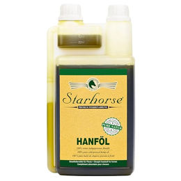 Starhorse Hanföl Ergänzungsfutter für Haut und Fell 1 l - 1 l – Bild 1 von 3