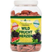 Produktbild von Starhorse Leckerli Wildfrucht-Herzen Trainingssnacks für Pferde 1000g