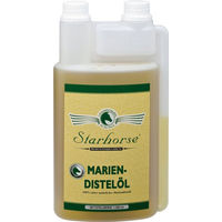 Produktbild von Starhorse Mariendistelöl für Pferde zur Unterstützung von Leber und Immunsystem 1 Liter