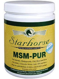Starhorse MSM Pur Bio Pulver für Pferde 800 g zur Unterstützung von Gelenken, Haut, Fell und Hufen - 800 g – Bild 1 von 3