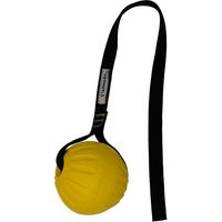 Produktbild von StarMark GripCord Durafoam Ball Cord Hundespielzeug Größe M Gelb Schwarz