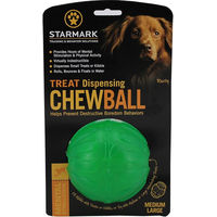 Produktbild von Starmark Treat Dispensing Chew Ball Hundespielzeug aus TPR in M/L mit ca. 9 cm Durchmesser