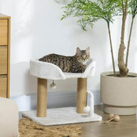 Produktbild von StarTech Katzen Kratzbaum Designer Kletterbaum mit 5 Ebenen und Sisalstämmen in Grün 48 x 38 x 42 cm