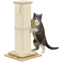 Produktbild von StarTech Katzen Kratzbaum mit Sisalseil und Spielball in Eiche 67 cm