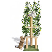 Produktbild von StarTech Kratzbaum aus Holz und Jute für große Katzen mit 3 Ebenen