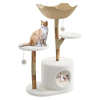 Produktbild von StarTech Kratzbaum aus Holz und Rattan mit Sisal für erwachsene Katzen