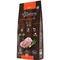 Produktbild von StarVita Hundefutter Truthahn mit Bierhefe Pellets für erwachsene Hunde 12 kg GVO-frei