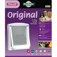 Produktbild von Staywell Katzenklappe aus Kunststoff in Weiß