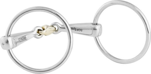 Steeltec 2 in 1 Sweet Kupfer doppeltgebrochene Wassertrense 16mm aus Edelstahl – Bild 1 von 1