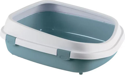 Stefanplast Queen Katzentoilette offene Schale aus Kunststoff Blau – Bild 1 von 3