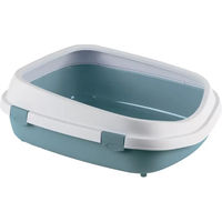 Produktbild von Stefanplast Queen Katzentoilette offene Schale aus Kunststoff Blau