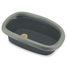 Produktbild von Stefanplast Sprint 10 Katzentoilette aus Kunststoff in Nebliggrün/Schiefergrau