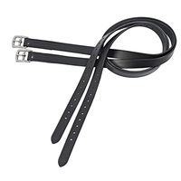Produktbild von Steigbügelriemen Advanced-Curved Schwarz 1,5 m mit Edelstahl