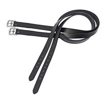 Produktbild von Steigbügelriemen Advanced-Curved Schwarz 160 cm mit Edelstahl