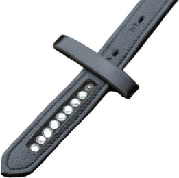 Steigbügelriemen Sparkle aus Leder in Schwarz 135 cm – Bild 1 von 1