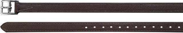 Steigbügelriemen Velvet Touch Deluxe aus Leder in Havanna 120 cm – Bild 1 von 1