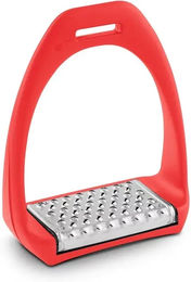 Produktbild von Steigbügel Antarès aus Kunststoff in Rot mit CE-Zertifizierung